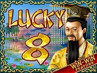 Lucky 8 game logo