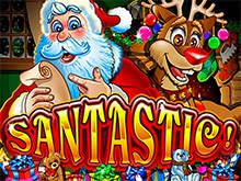 santastic slot with santa and the red nosed reindeer
